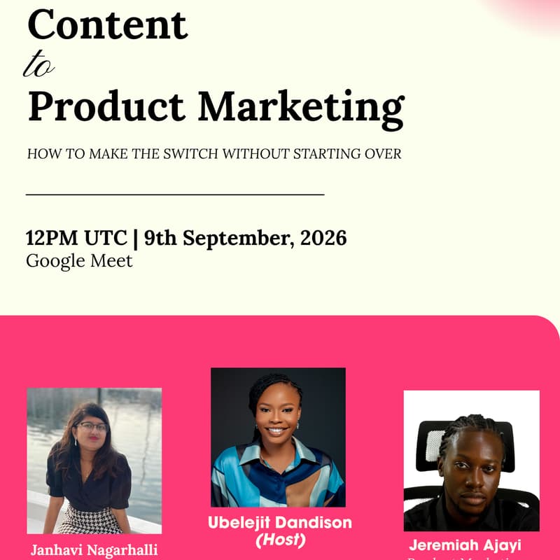 Cover Image for Content to Product Marketing: Making the Jump