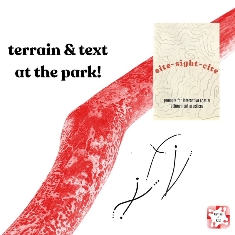 Cover Image for terrain and text ~ at the park