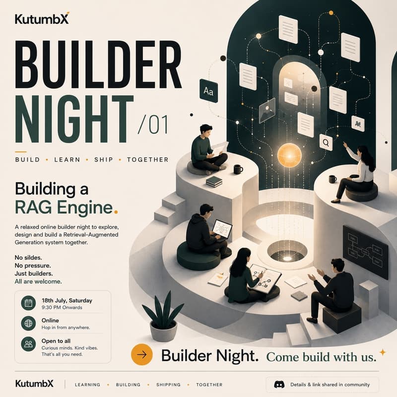 Cover Image for Builder Night #01 | Building a RAG Engine
