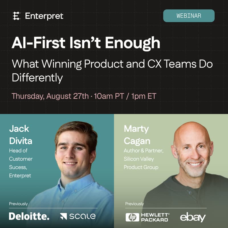 Cover Image for AI-First Isn't Enough: What Winning Product and CX Teams Do Differently