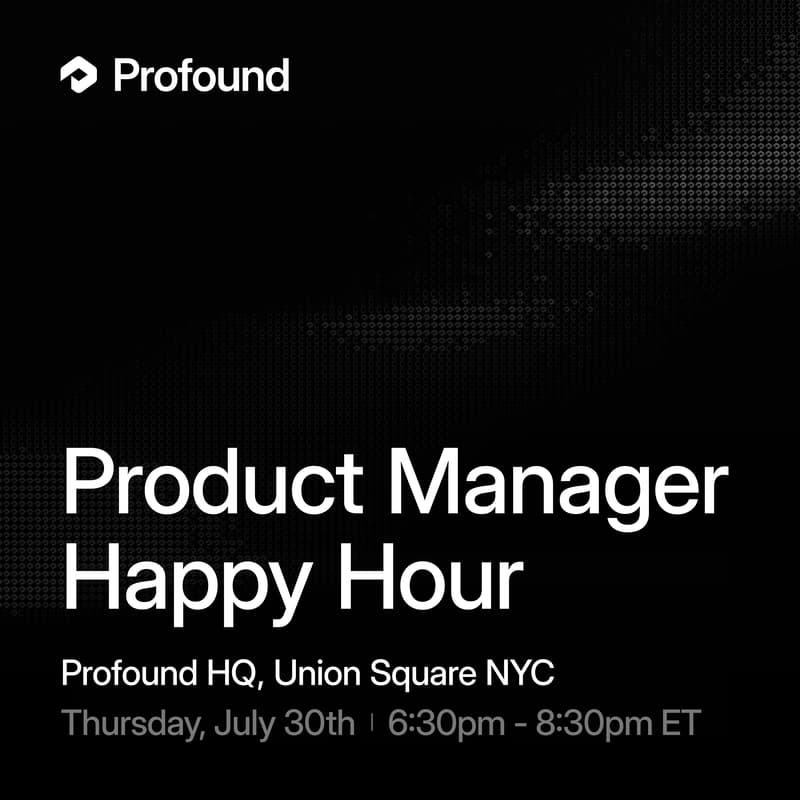 Cover Image for Profound Product Manager Happy Hour