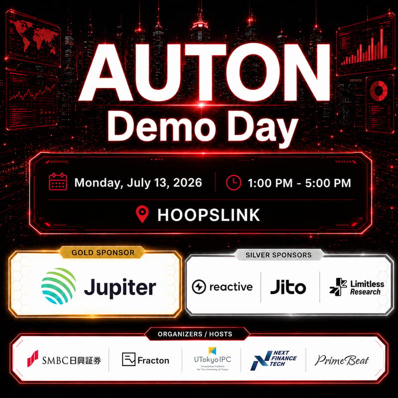Cover Image for AUTON - Agentic Economy Accelerator Program - Demo Day