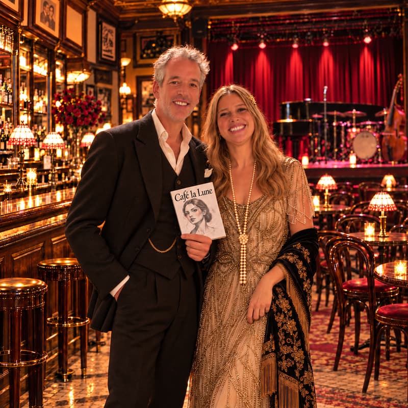 Cover Image for Café La Lune. Den Haag, 1920. One night only.