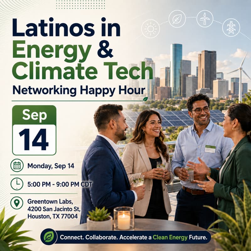 Cover Image for Latinos in Energy & Climate Tech Networking Happy Hour