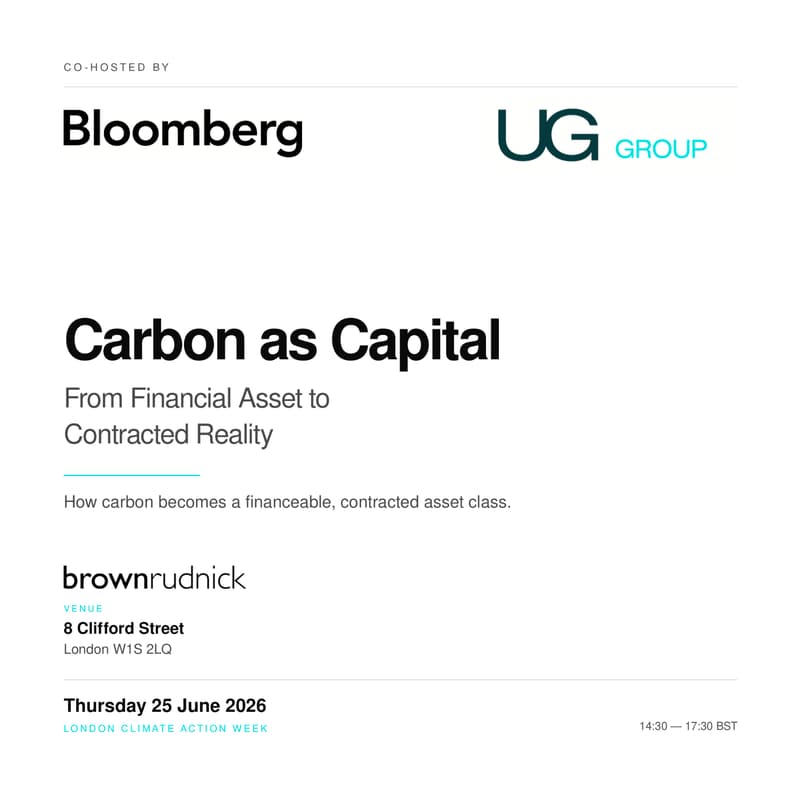 Cover Image for Carbon as Capital: From Financial Asset to Contracted Reality - LCAW 2026