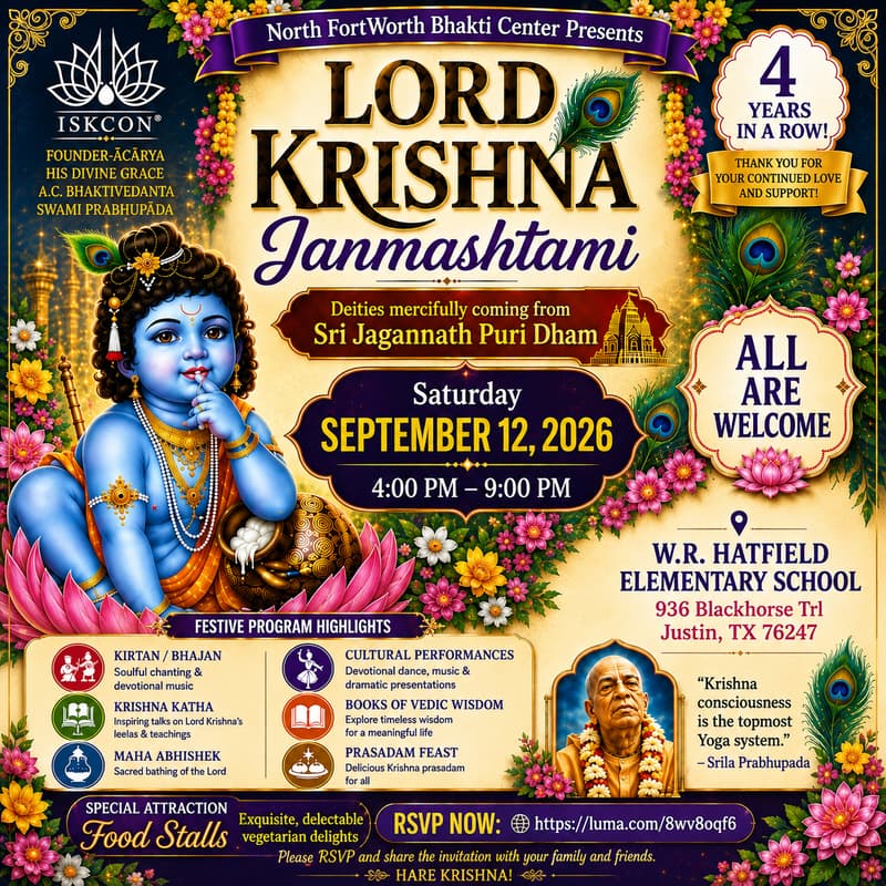 Cover Image for Sri Krishna Janmashtami 2026
