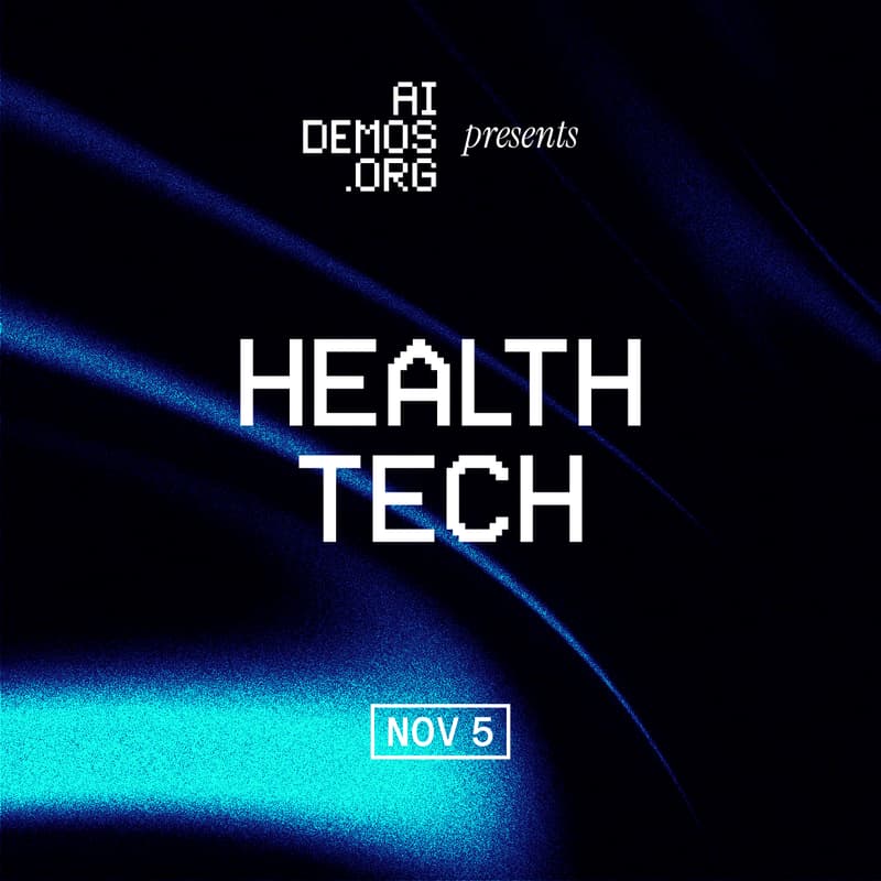 Cover Image for NYC AI Demos #12: Health Tech