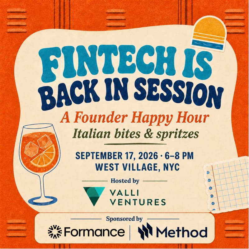 Cover Image for Back to School Fintech and AI Founder Happy Hour