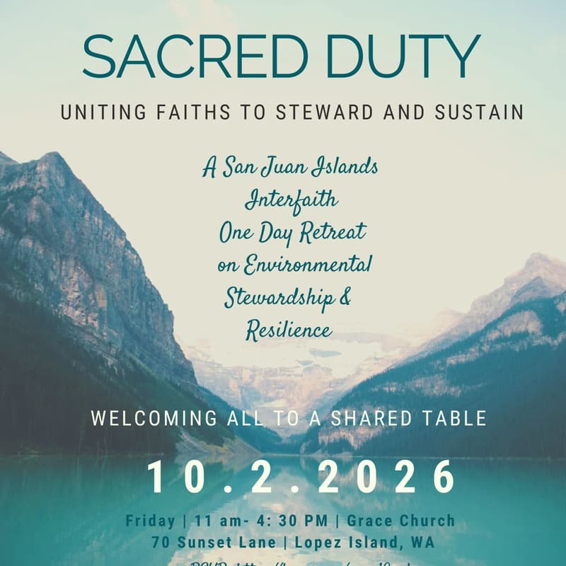 Cover Image for Sacred Earth, Sacred Duty One Day Interfaith Retreat