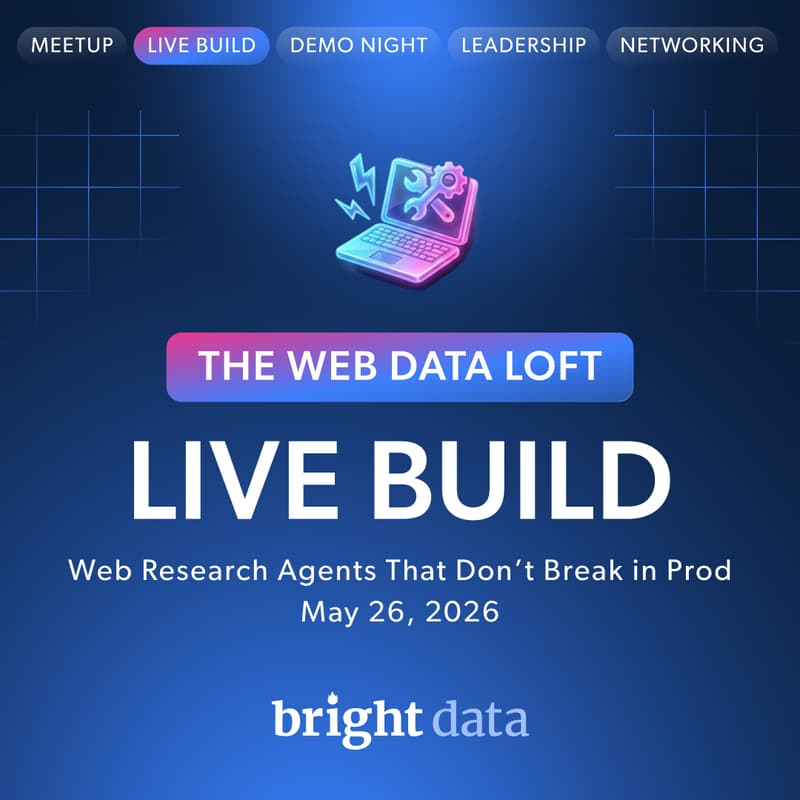 Cover Image for Build Night: Web Research Agents That Don’t Break in Prod x HackerSquad