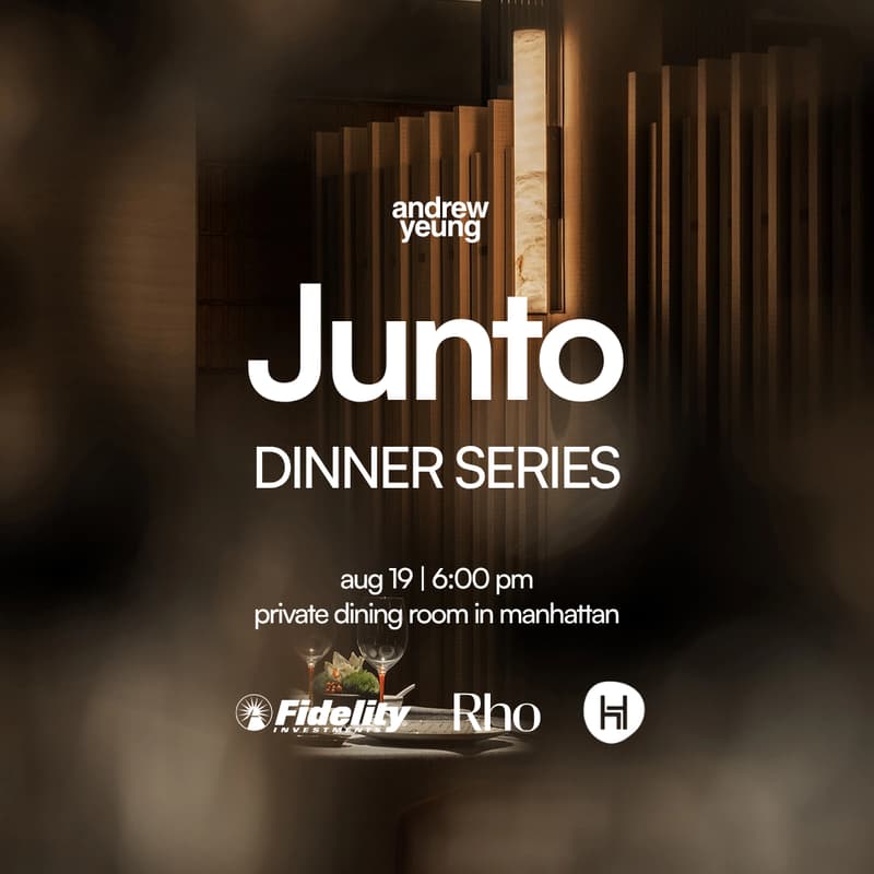 Cover Image for Junto Founder Dinner (Hosted by Andrew & Friends)