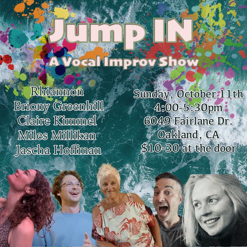 Cover Image for Jump In: A Vocal Improv Show