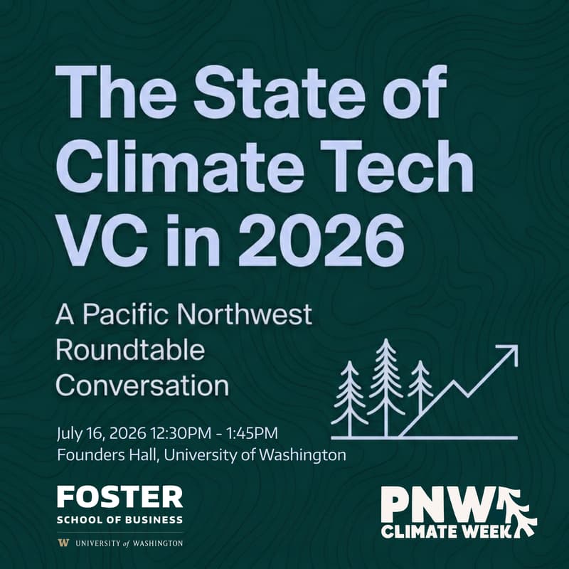 Cover Image for State of Climate Tech VC in the PNW 2026 Round Table - Live Podcast Recording