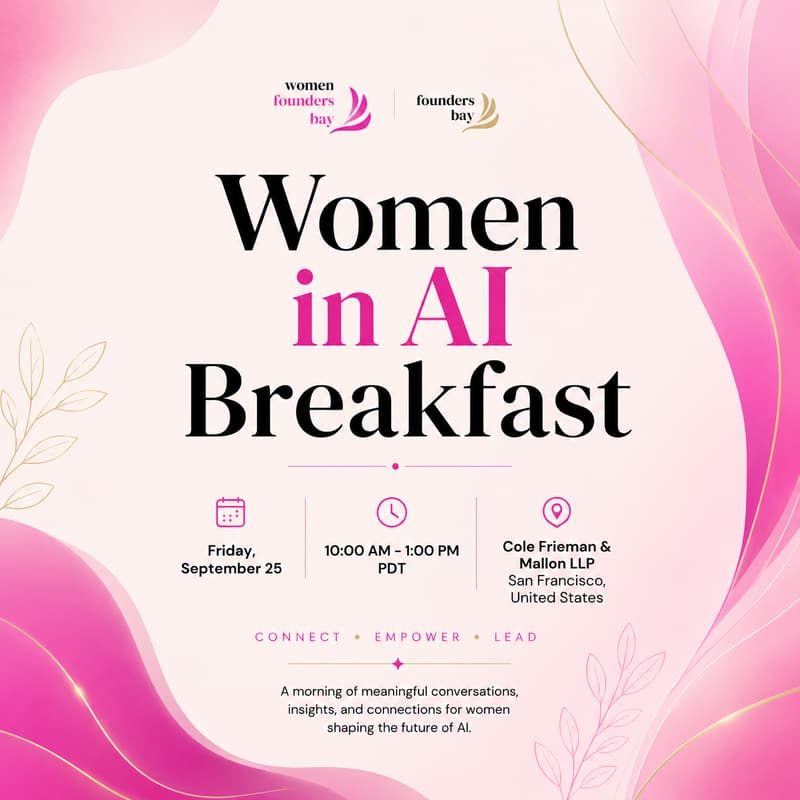 Cover Image for Women in AI Breakfast hosted by Founders Bay