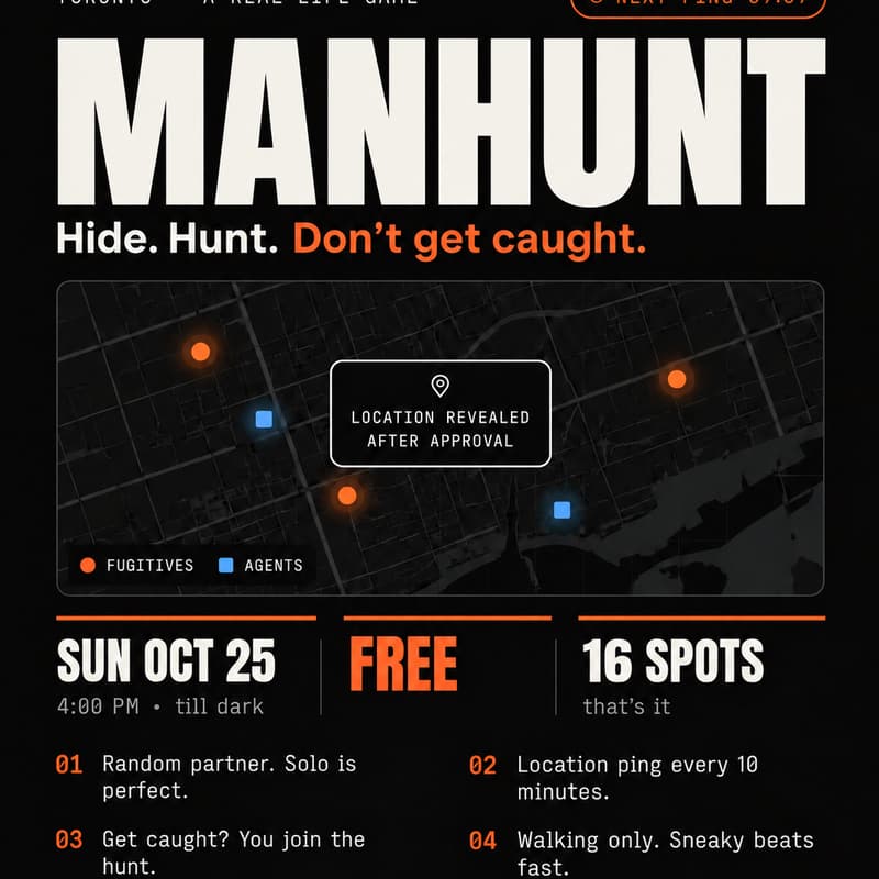 Cover Image for Manhunt 🕵️