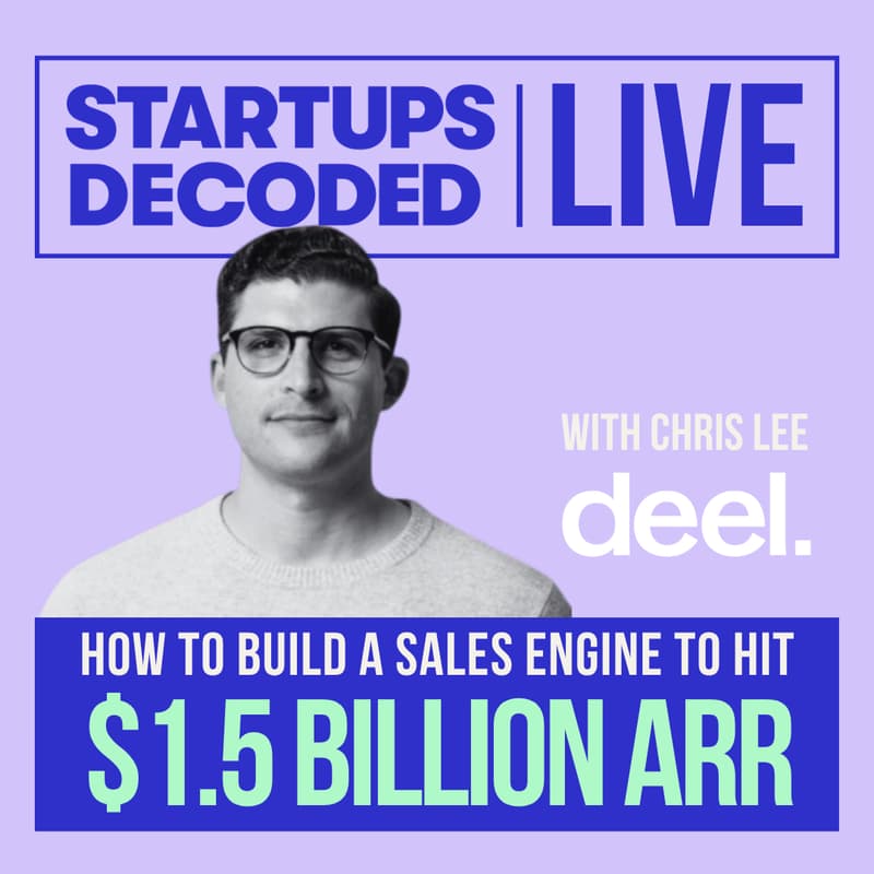 Cover Image for The Revenue Playbook Behind Deel's Growth From $1M to $1.5B ARR.
