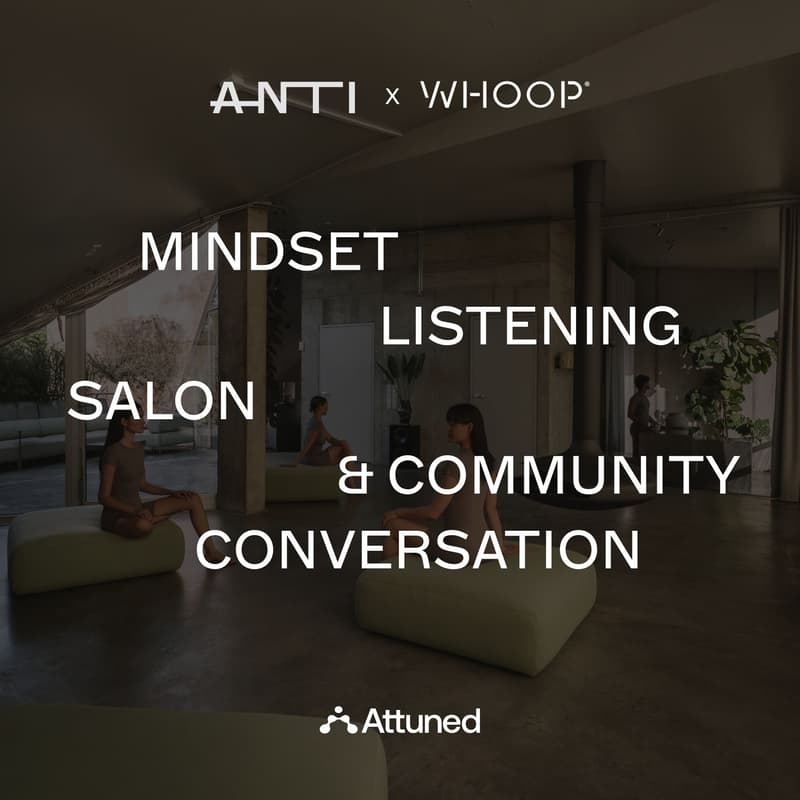 Cover Image for ANTI x WHOOP Marathon Mindset Listening Salon & Community Conversation - Led by Jonny Davies, Andre Loesch & Bec