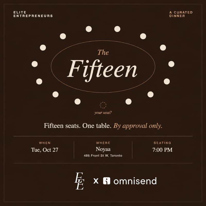Cover Image for EE - The Fifteen — Curated Dinner at Noyaa