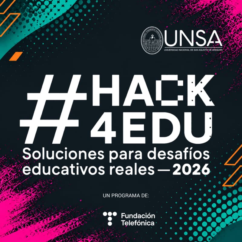 Cover Image for Hack4Edu UNSA 2026 - Inscripción de participantes
