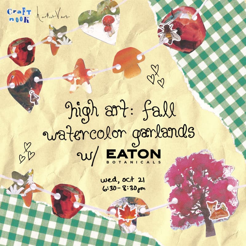 Cover Image for high art: fall watercolor garlands w/ @eatonbotanicals