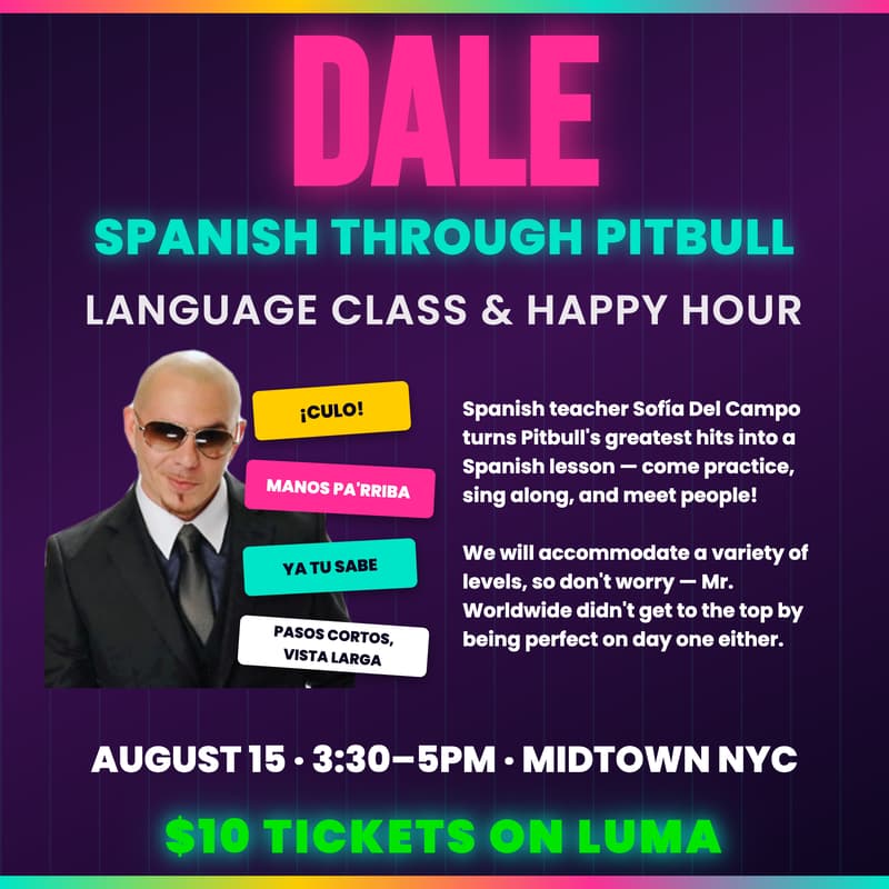 Cover Image for Dale: Learning Spanish Through Pitbull