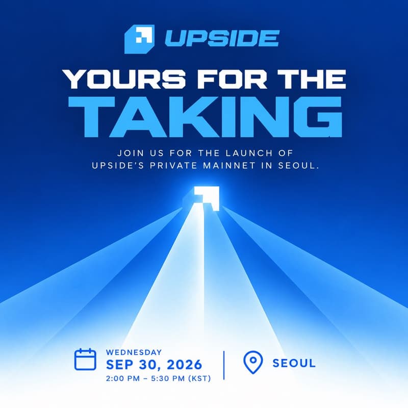Cover Image for Upside Private Mainnet Launch