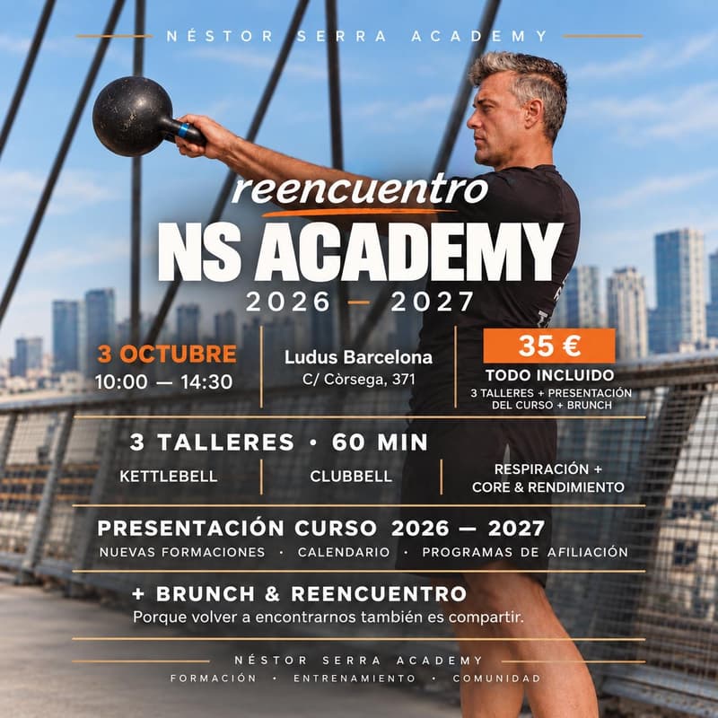 Cover Image for NSA - Reencuentro KETTLEBELL - CORE - RESPIRACIÓN - CLUBBELL