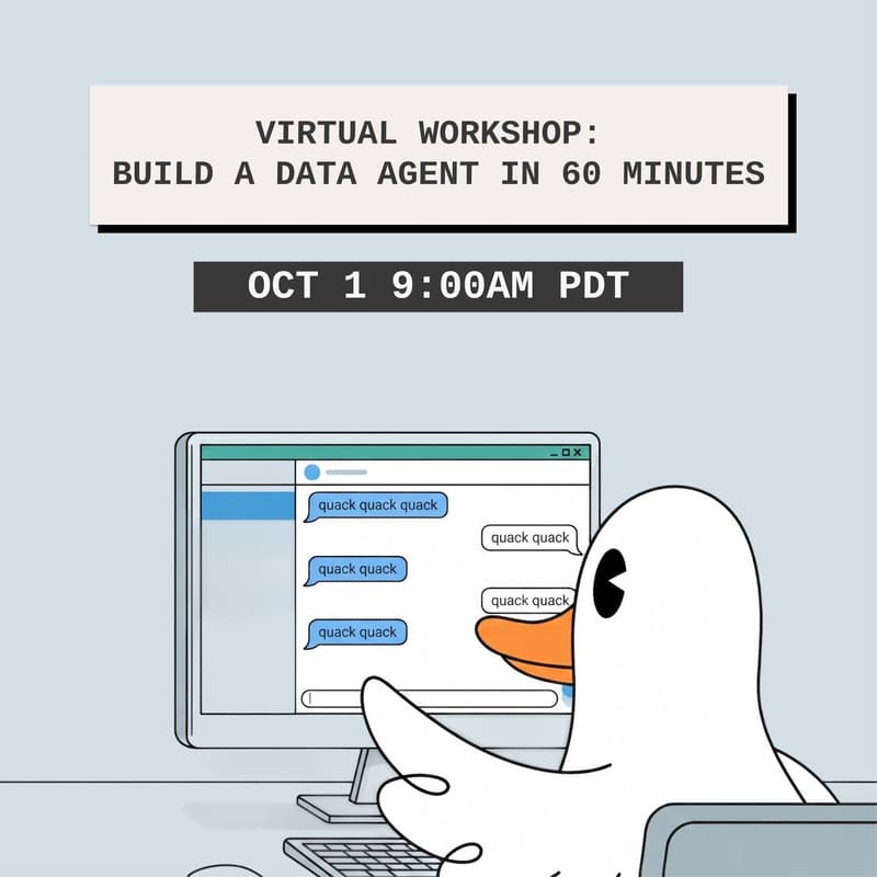 Cover Image for Virtual Workshop: Build a Data Agent in 60 Minutes