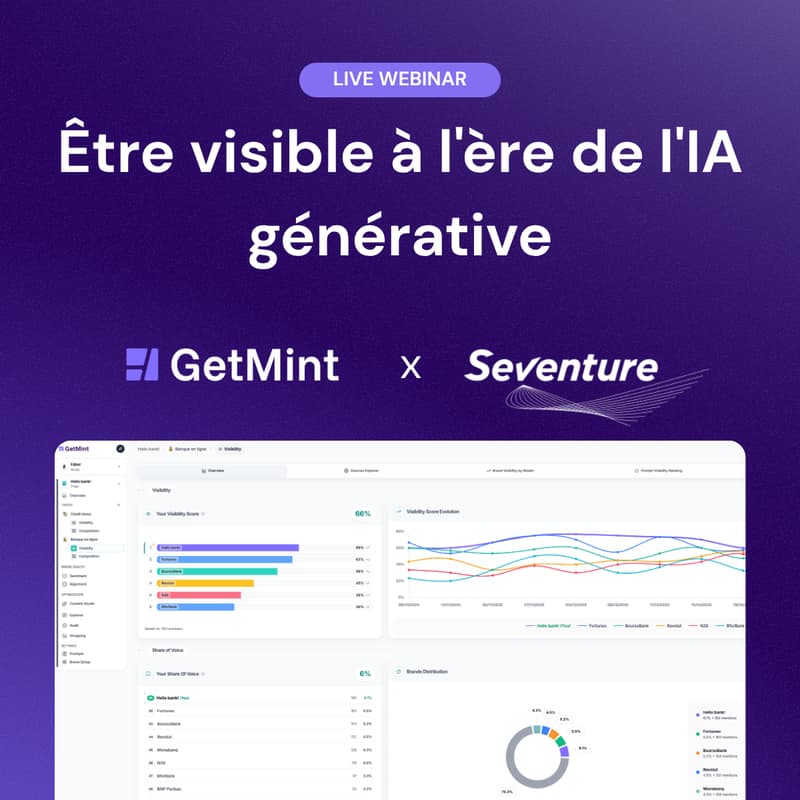 Cover Image for Être visible à l'ère de l'IA générative : ChatGPT, Gemini & Claude (GetMint x Seventure)