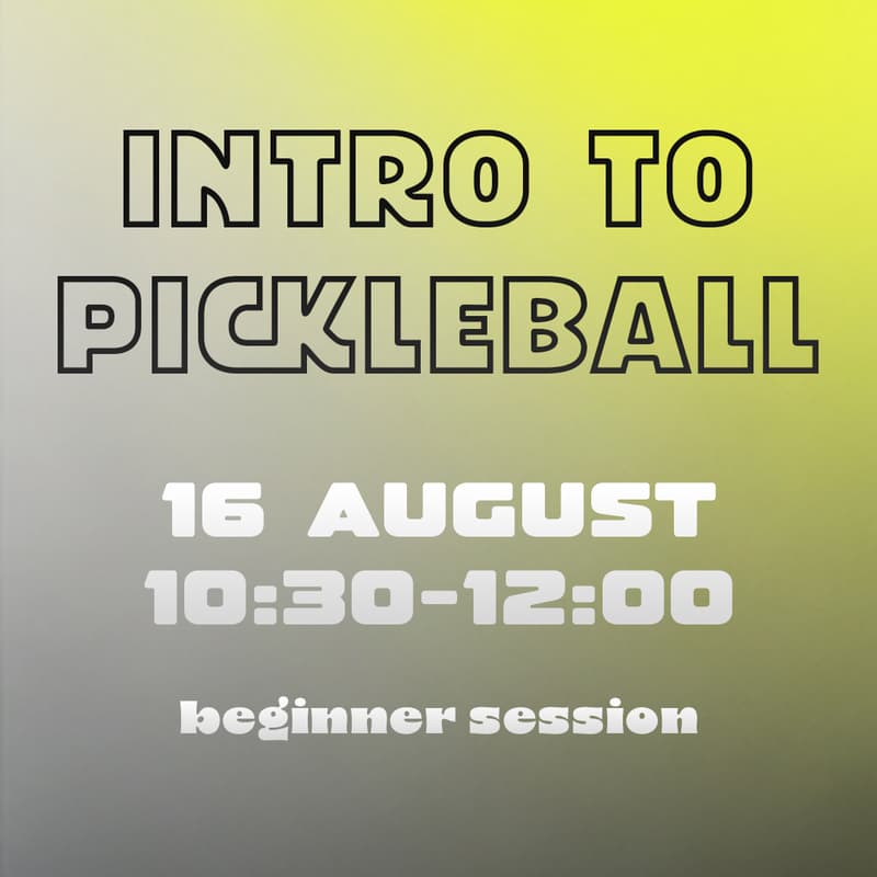 Cover Image for Intro to Pickleball