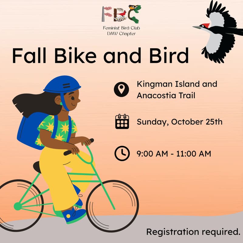 Cover Image for Fall Bike and Bird: Kingman Island and Anacostia Trail