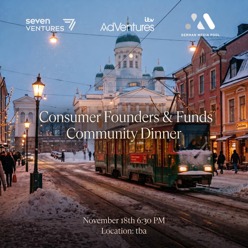Cover Image for Bites & Brands @ Slush 2026 - The Consumer Founders & Investors Dinner 🚀
