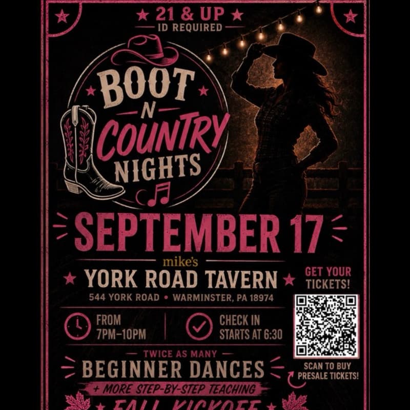 Cover Image for September 17 Boot N Country Nights