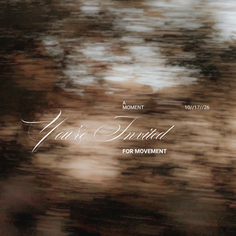 Cover Image for A moment for movement