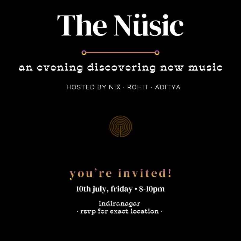 Cover Image for the nüsic: an evening discovering new music