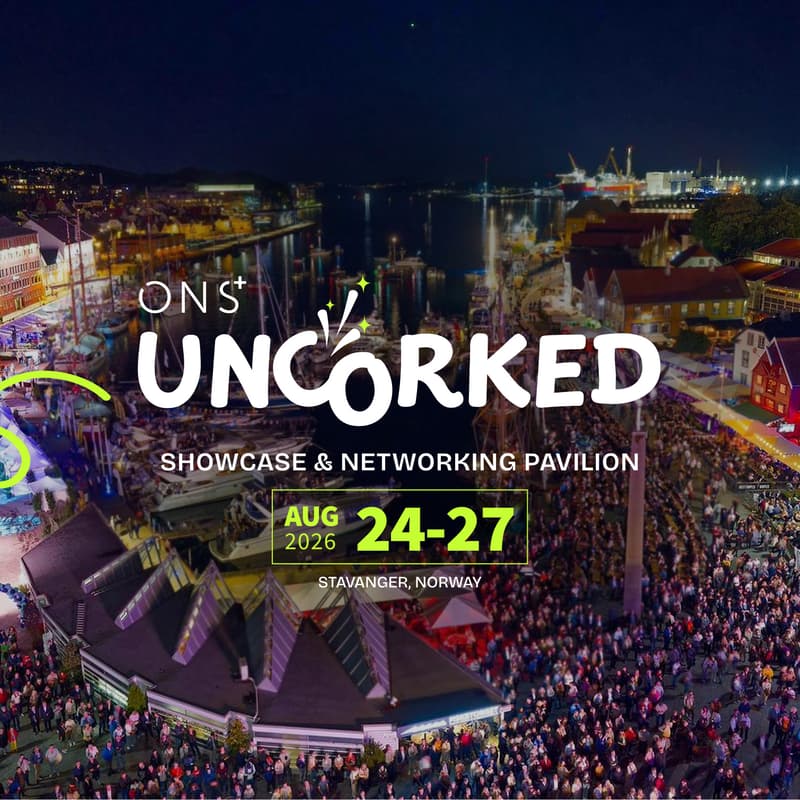 Cover Image for "Open Mic" by Energy Transition Norway, Smedvig, Innovasjonsparken and Noova Energy Systems at ONS+ UnCorked Pavilion Aug 25th