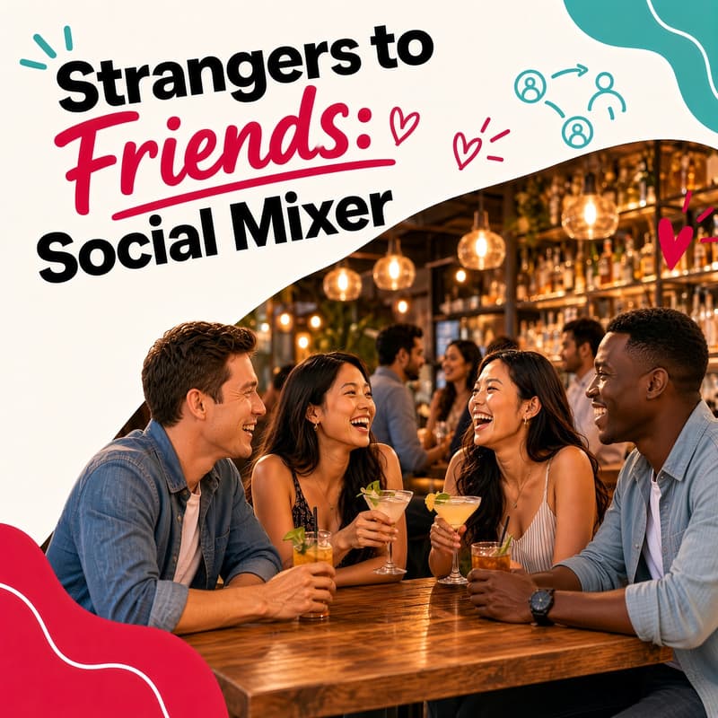 Cover Image for Strangers to Friends: Social Mixer 💫