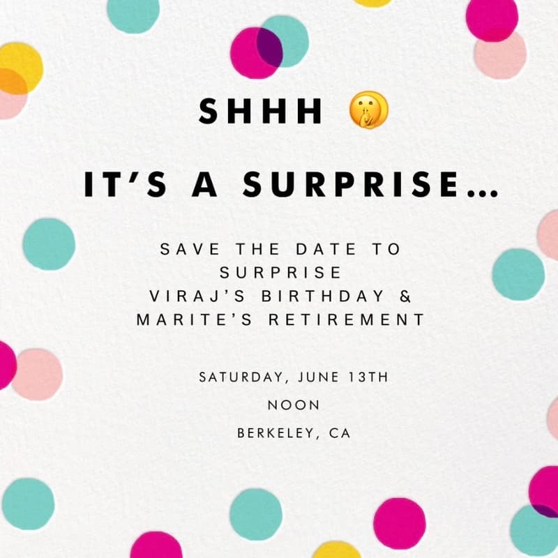 Cover Image for Shhh 🙊 Surprising Viraj & Celebrating Marite