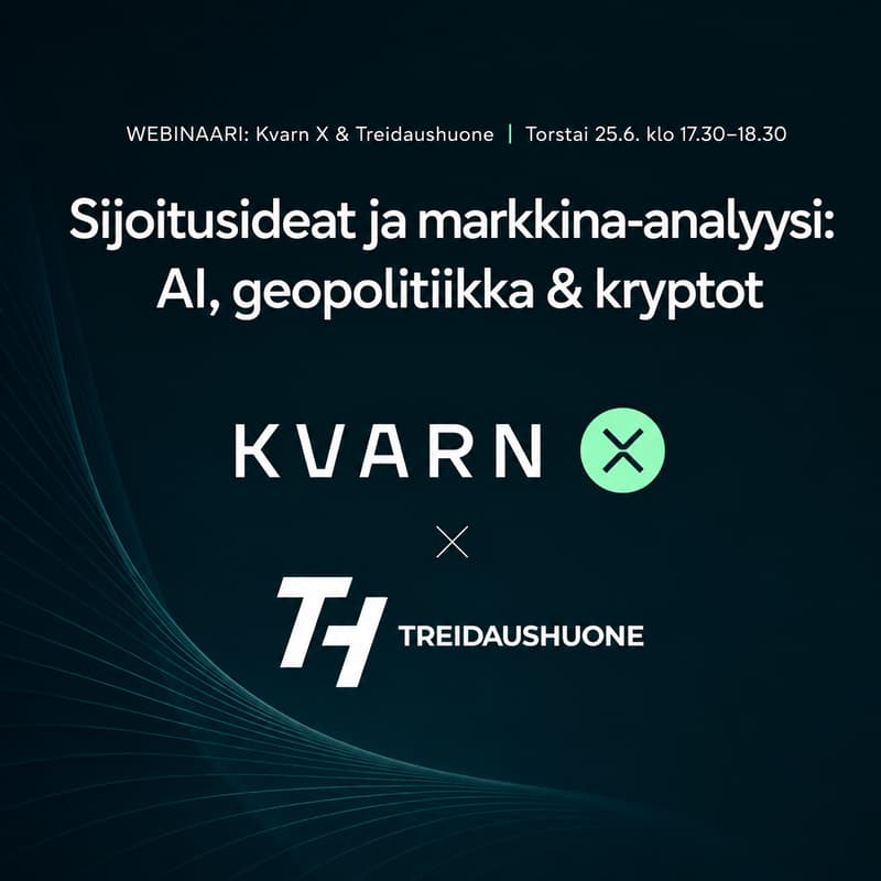 Cover Image for Sijoitusideat ja markkina-analyysi: AI, geopolitiikka & kryptot
