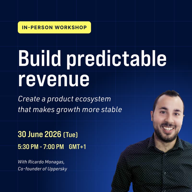 Cover Image for Build predictable revenue — Create a product ecosystem that makes growth more stable