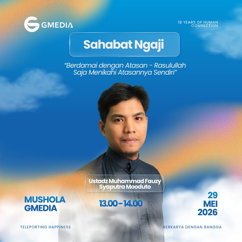Cover Image for Sahabat Ngaji : Berdamai dengan Atasan - Rasulullah Saja Menikahi Atasannya Sendiri by Ustadz Fauzy