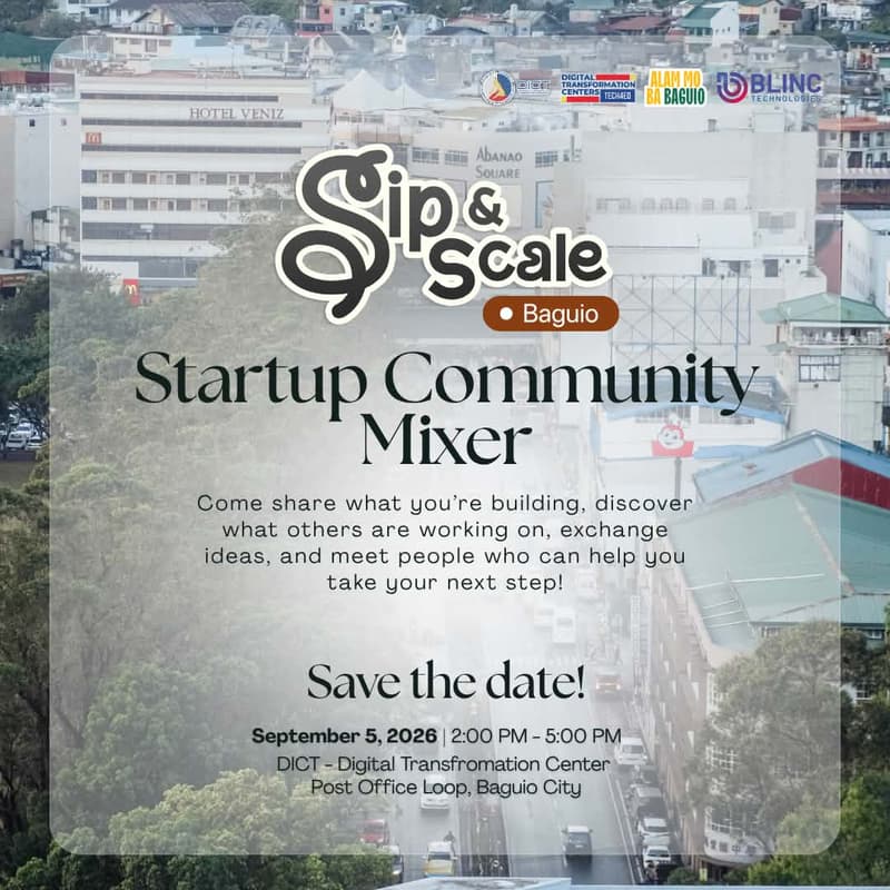 Cover Image for Sip & Scale Baguio: Startup Community Mixer