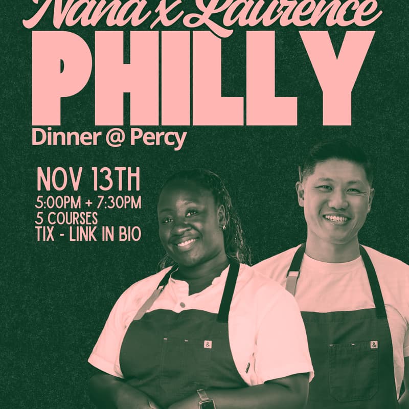 Cover Image for Top Chef 23: Nana x Laurence Dinner at Percy 7:30pm