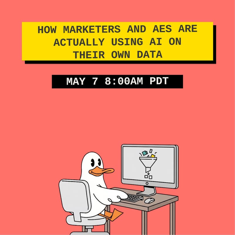 Cover Image for How Marketers and AEs Are Actually Using AI on Their Own Data