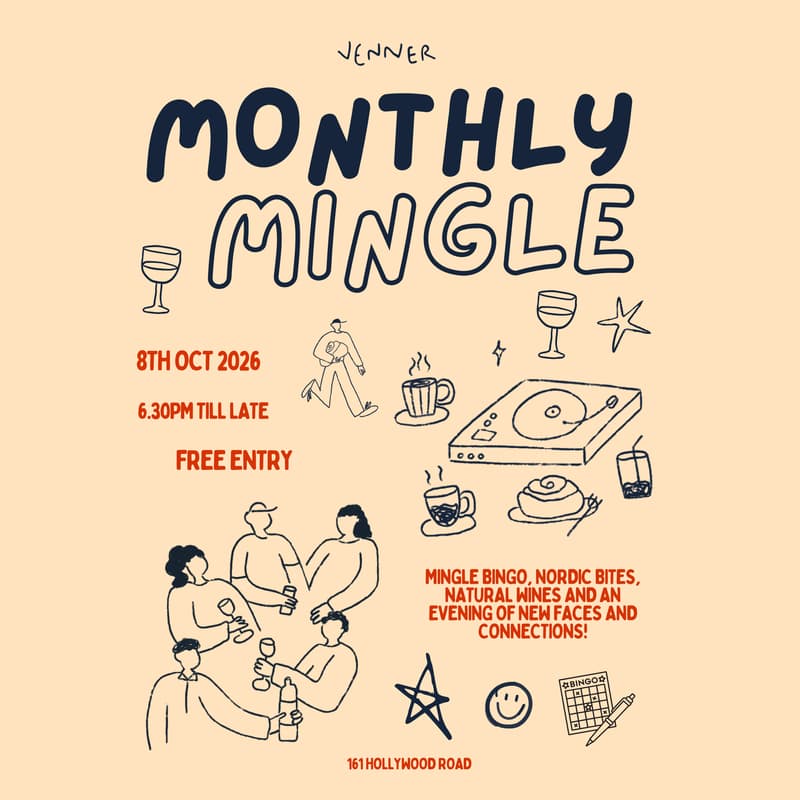 Cover Image for venner: monthly mingle october