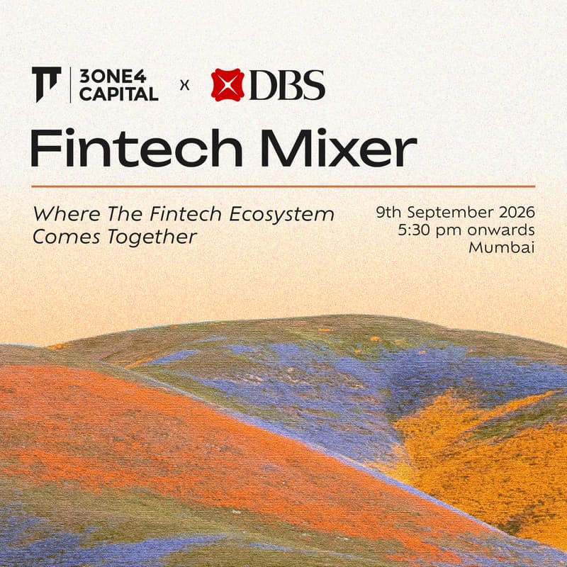 Cover Image for 3one4 Capital x DBS - The Fintech Mixer 2026