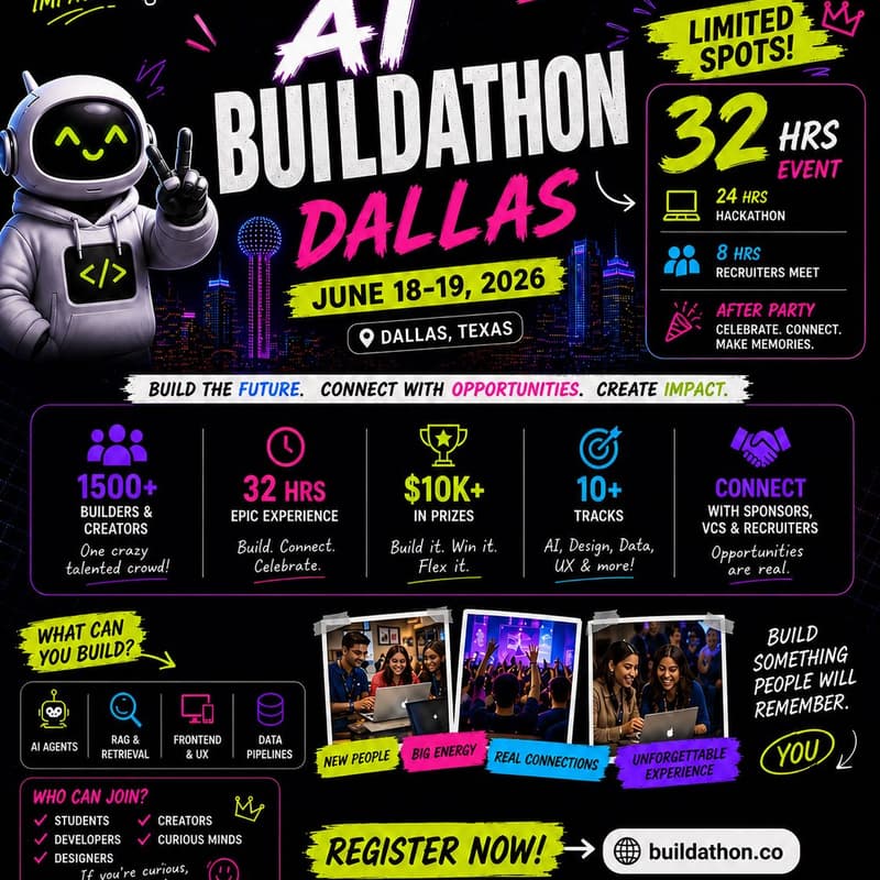 Cover Image for AI Buildathon 2026 — Build. Match. Ship.