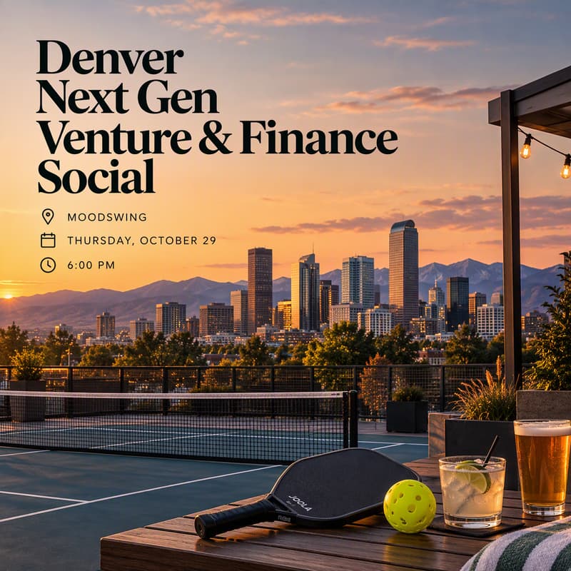 Cover Image for Denver Next Gen Finance Social: Pickleball