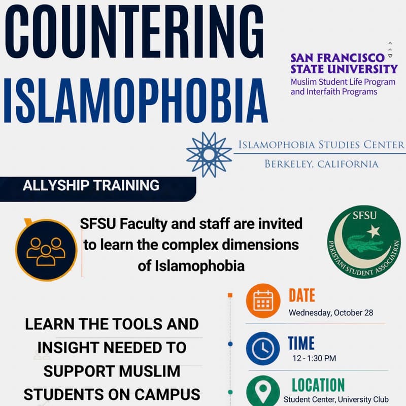 Cover Image for Countering Islamophobia Allyship Training
