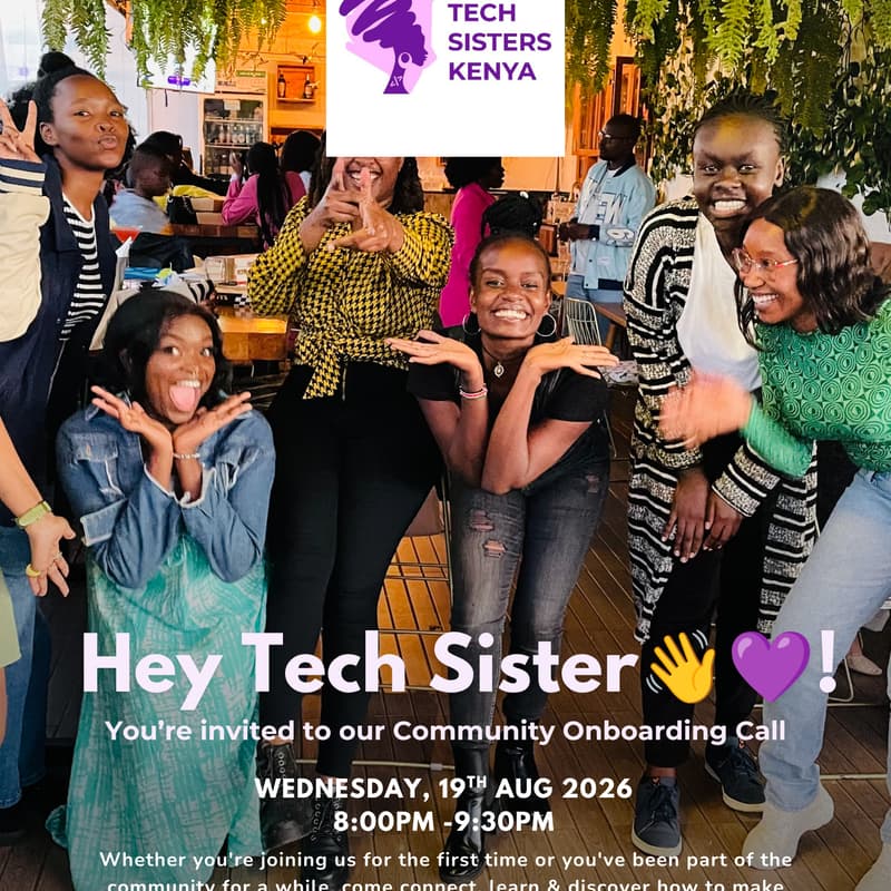 Cover Image for Hey Tech Sister ππΎπ! : Community Welcome & Onboarding Session